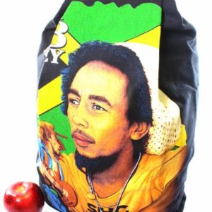 Sac à Dos Bob Marley Drapeau Jamaïque Fermeture Éclair 54x42 cm