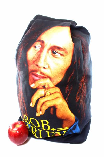 Sac à Dos Zip Noir Portrait Bob Marley