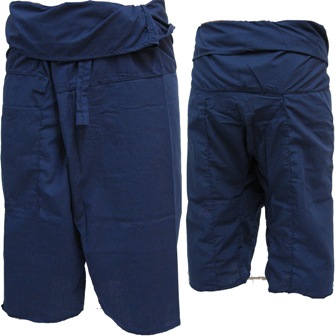 Pantalon Pêcheur Thaïlandais Bleu Marine