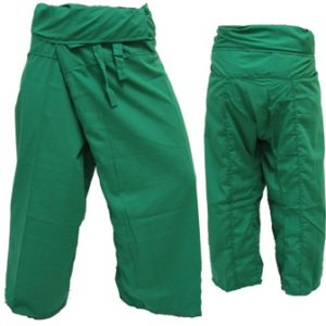 Pantalon Pêcheur Thaïlandais Vert Foncé
