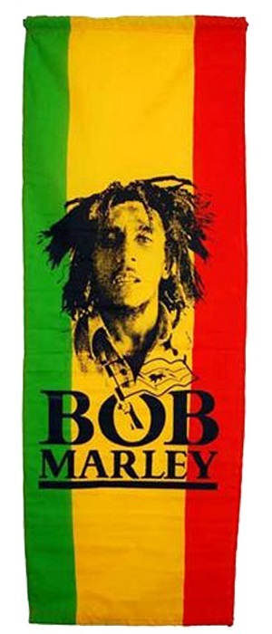 Drapeau Bob Marley Portrait