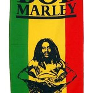 Drapeau Bob Marley Assis