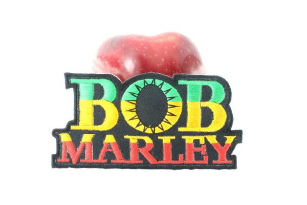 Écusson Texte Bob Marley rasta Thermocollant