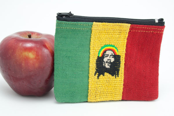 Porte-monnaie Zip Reggae Bob Marley Chanvre