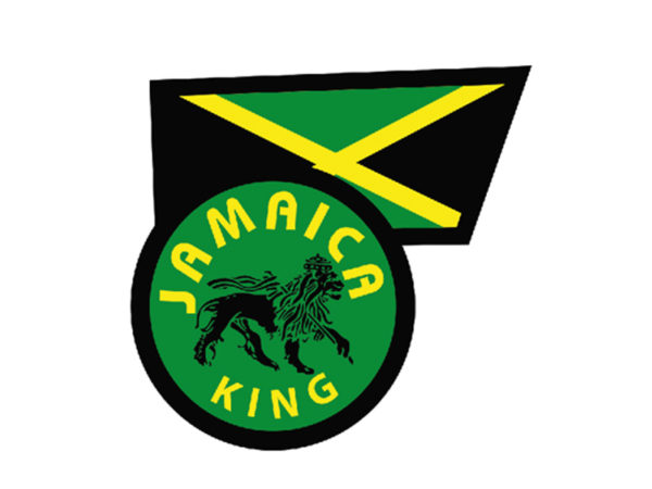 T-Shirt Blanc Vrai Drapeau Jamaïcain et Lion de Judah Jamaica King